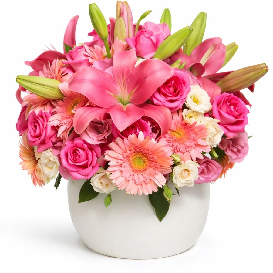 Pink Rose 21 bouquet